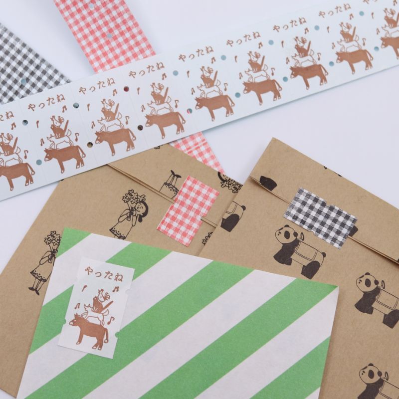 36 Sublo - Red Gingham - Label Stickers