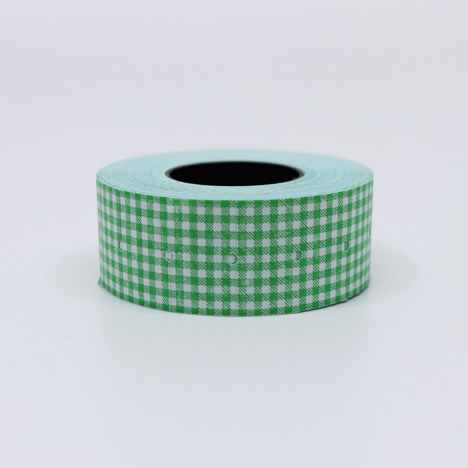 36 Sublo - Green Gingham - Label Stickers
