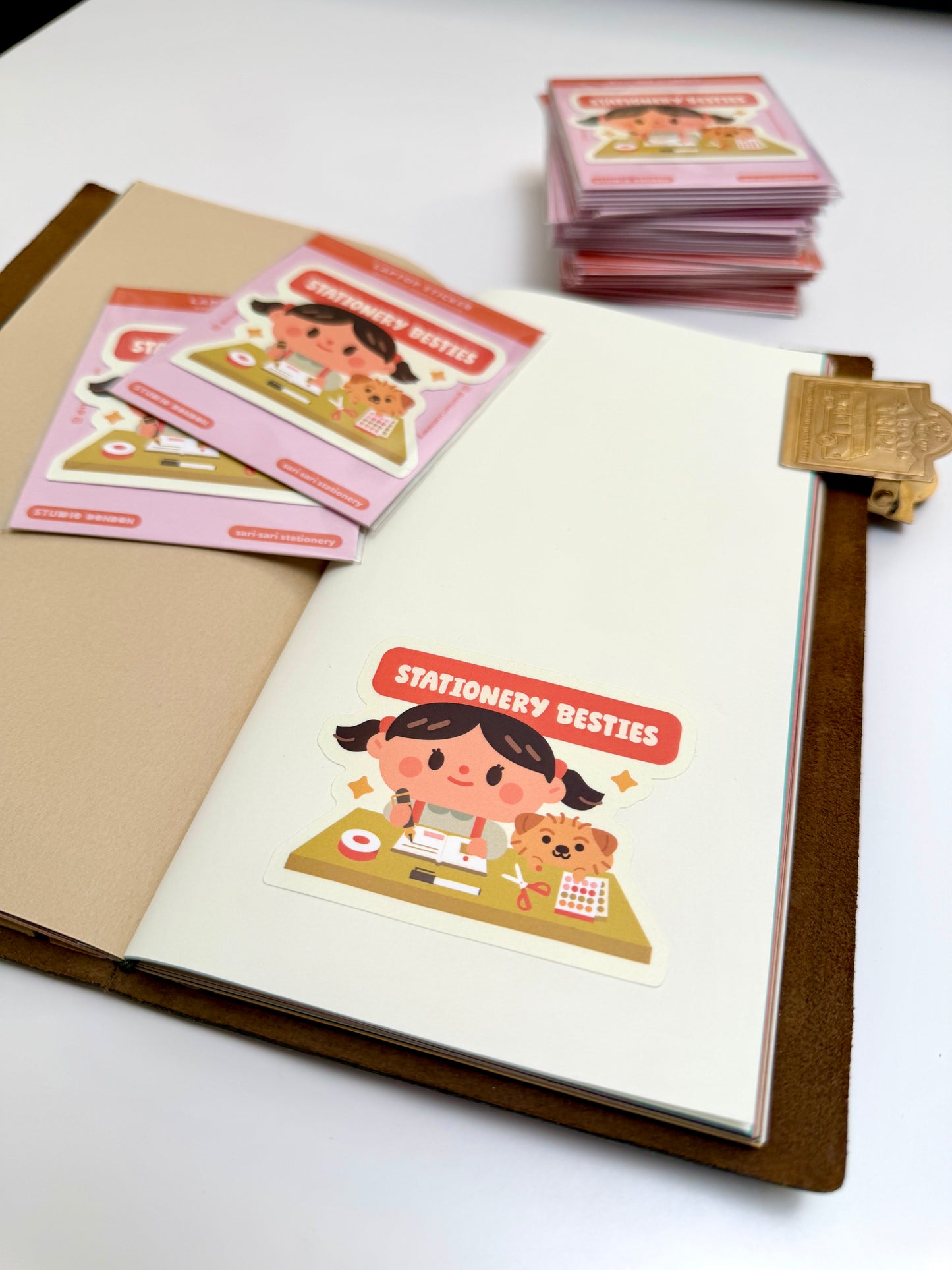 sari-sari stationery x Studio DonDon - stationery besties - vinyl sticker