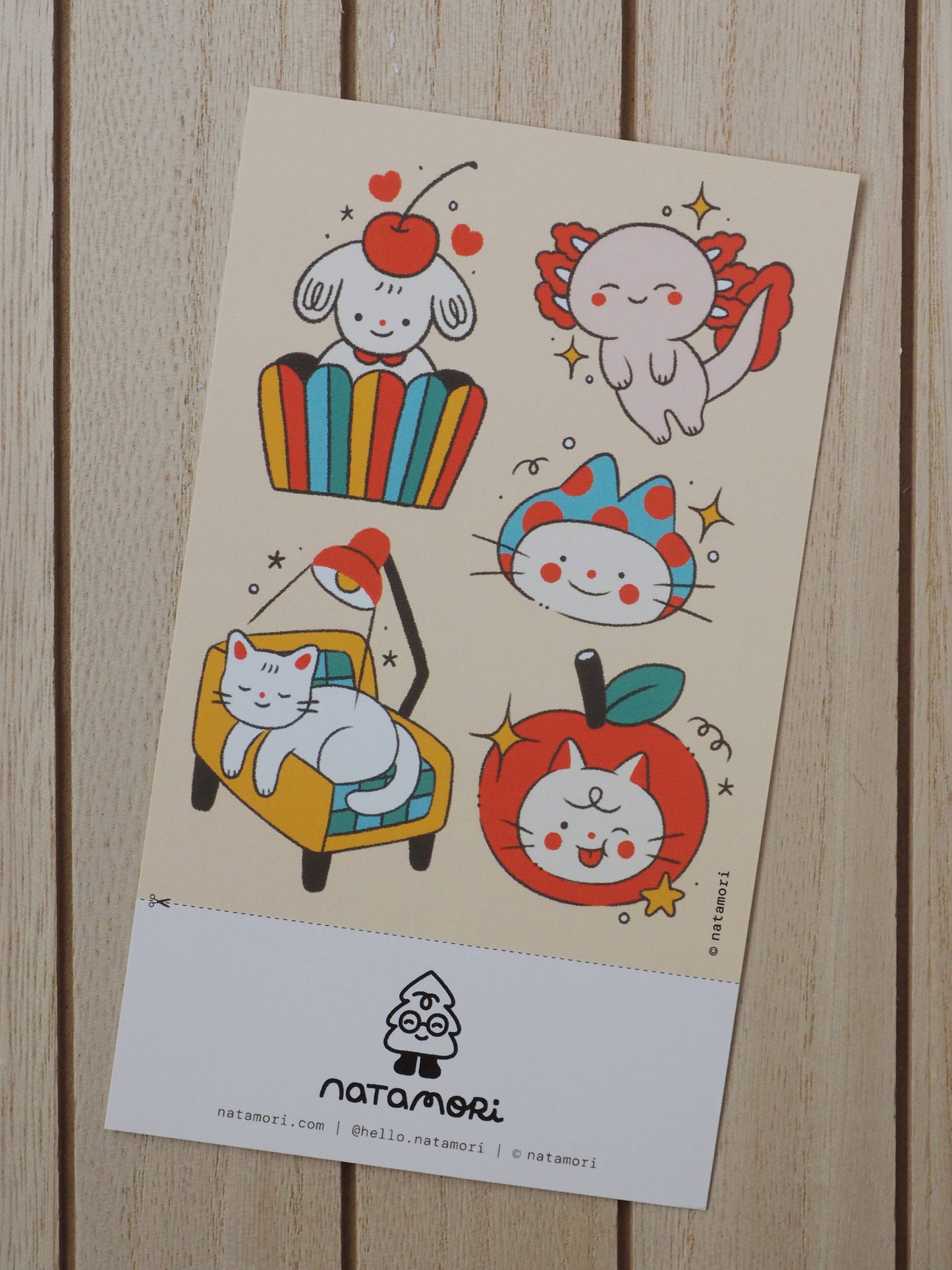 natamori - Cuties - Sticker Sheet