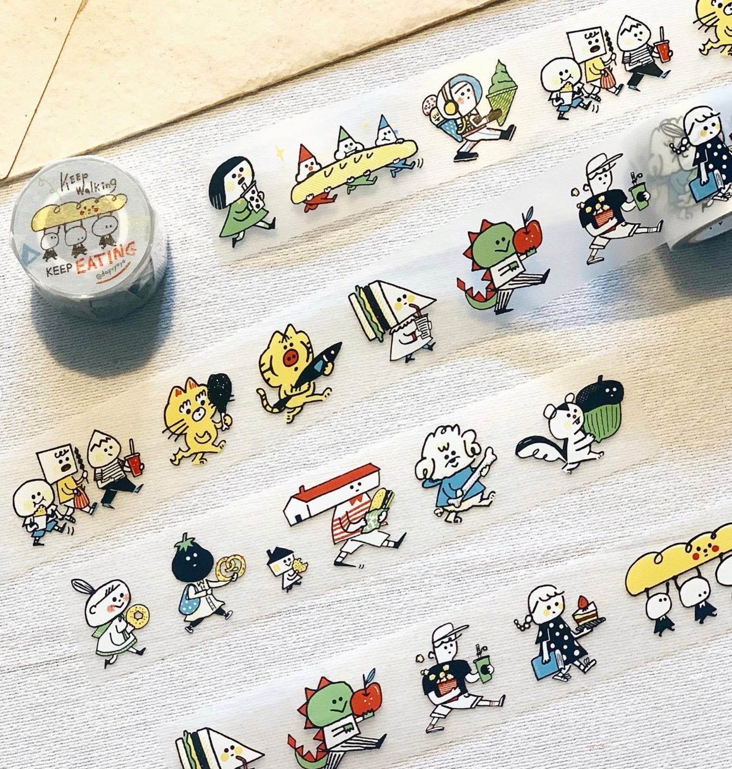 Dayuyoyo - Keep Walking Keep Eating - PET Tape