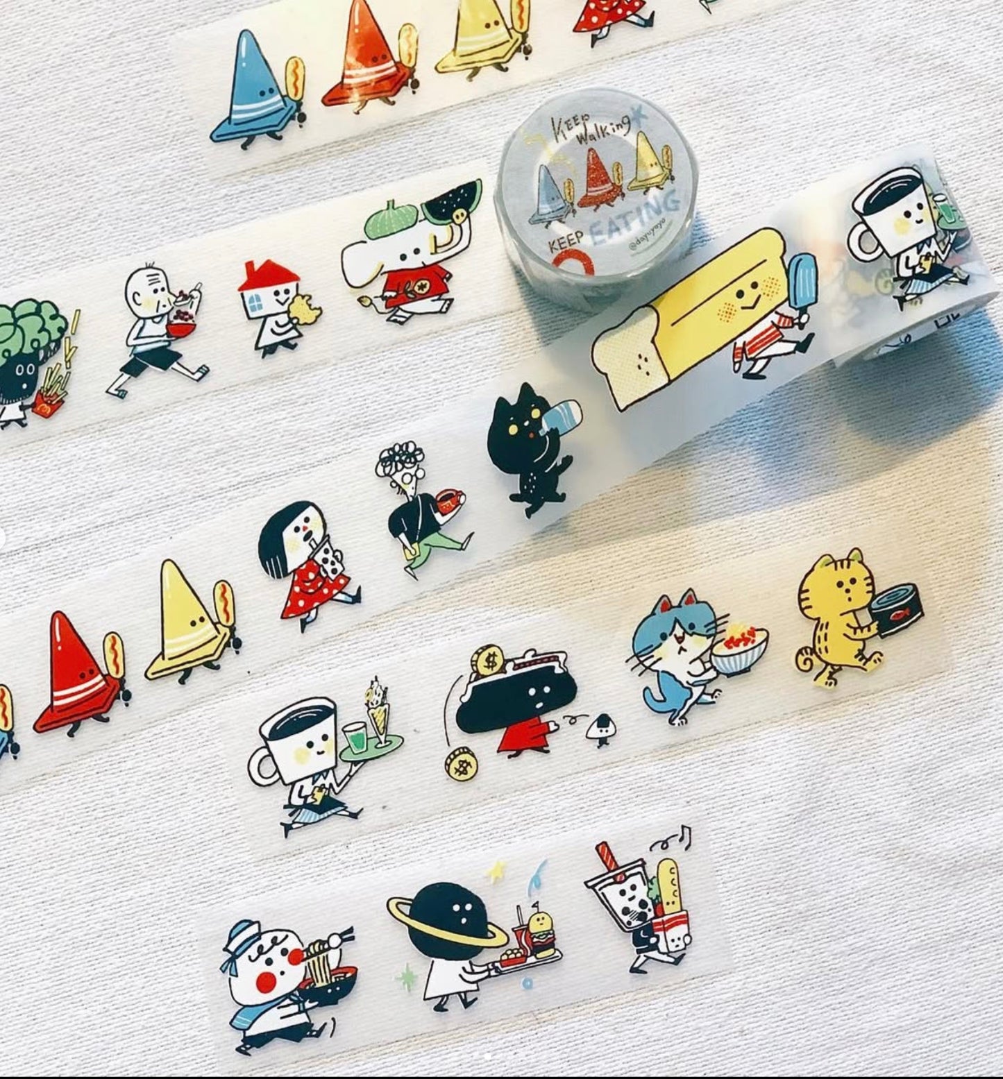 Dayuyoyo - Keep Walking Keep Eating - PET Tape