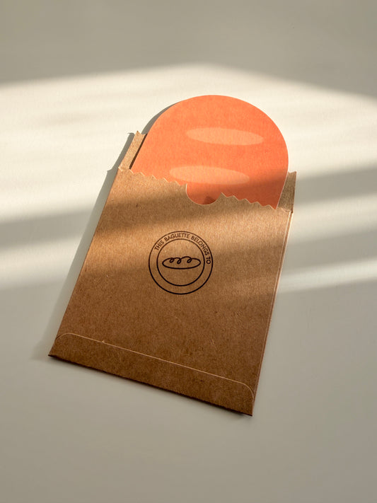 sari-sari stationery - Baguette Journal Card