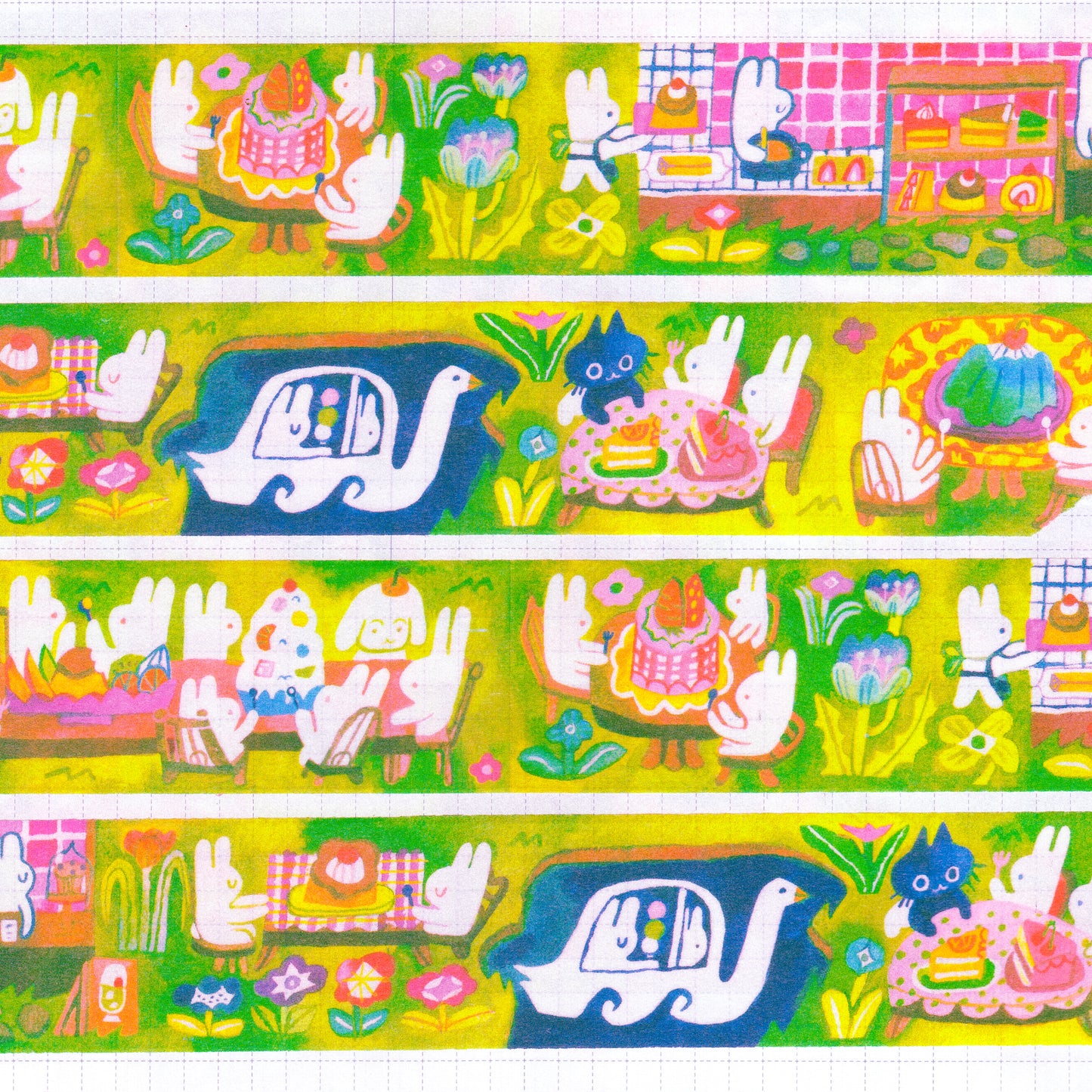 Odd Rabbits - Dessert at the Garden - Washi Tape