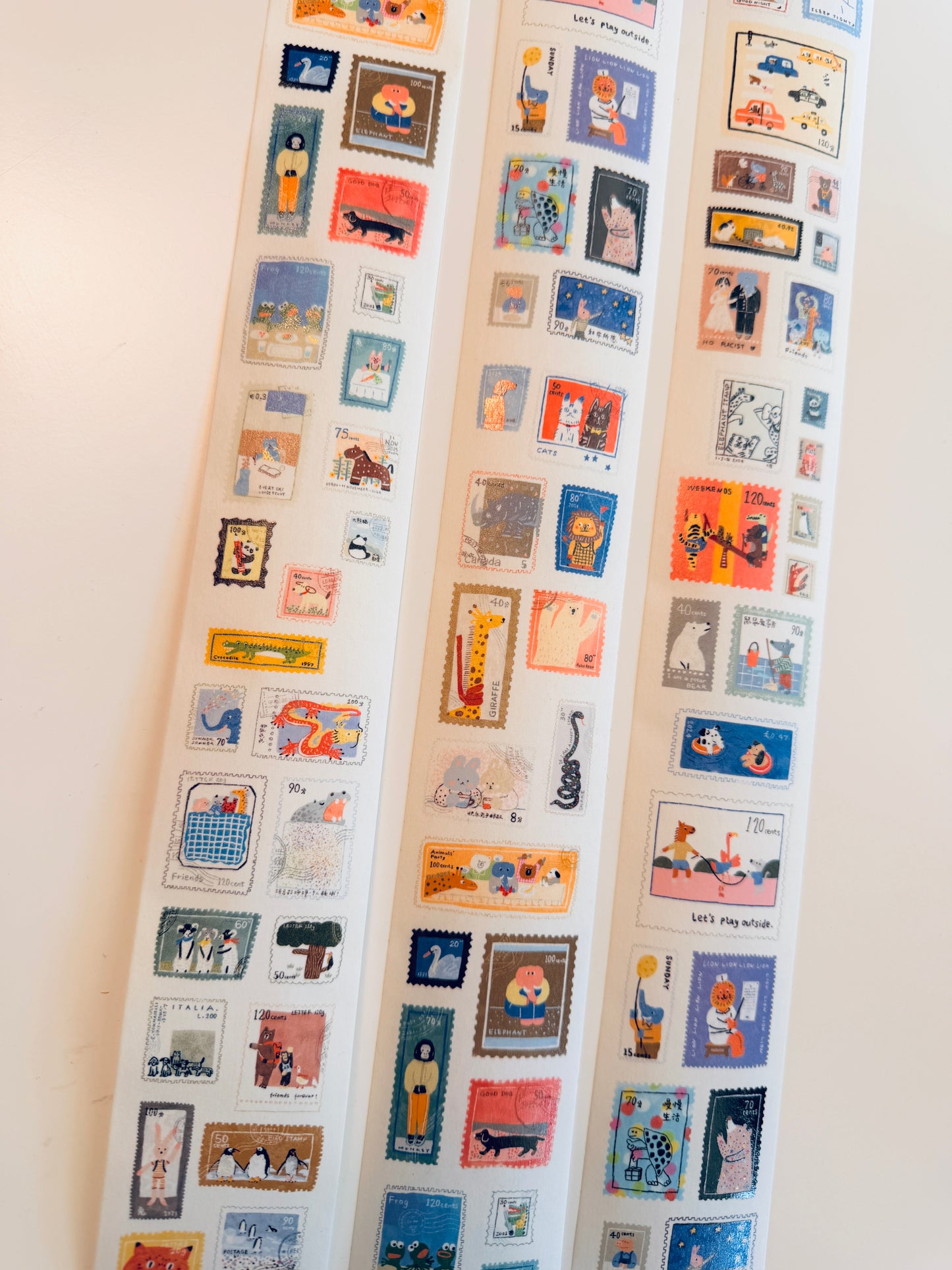 Bieguan - Animal Stamp - Washi Tape