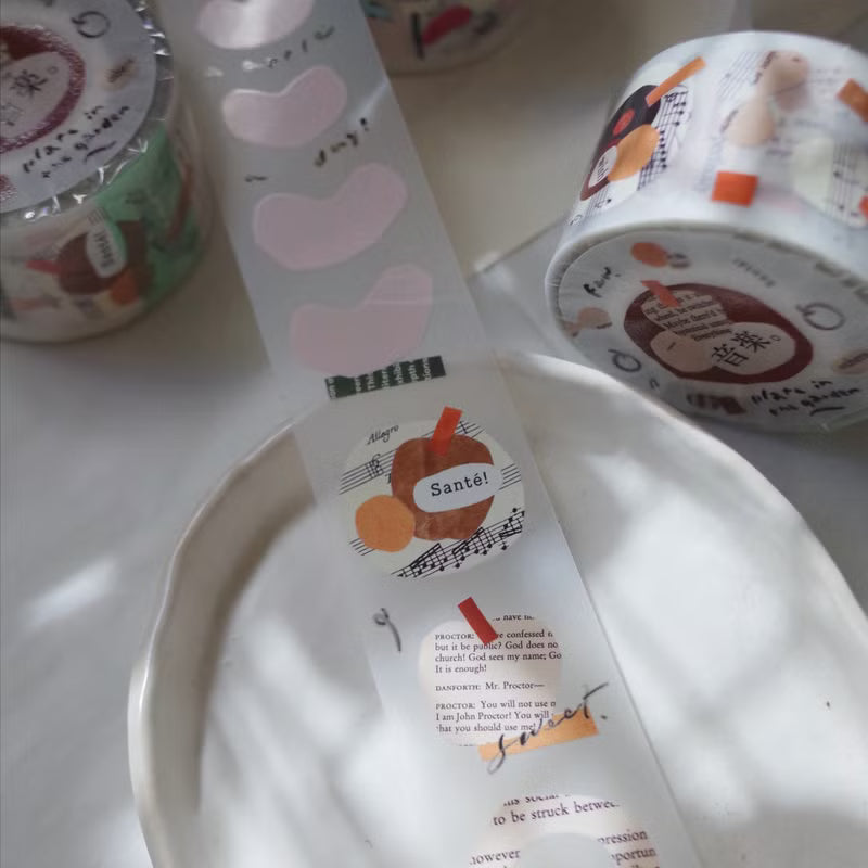 Mr. Eggplants - Plates in the Garden - PET Tape
