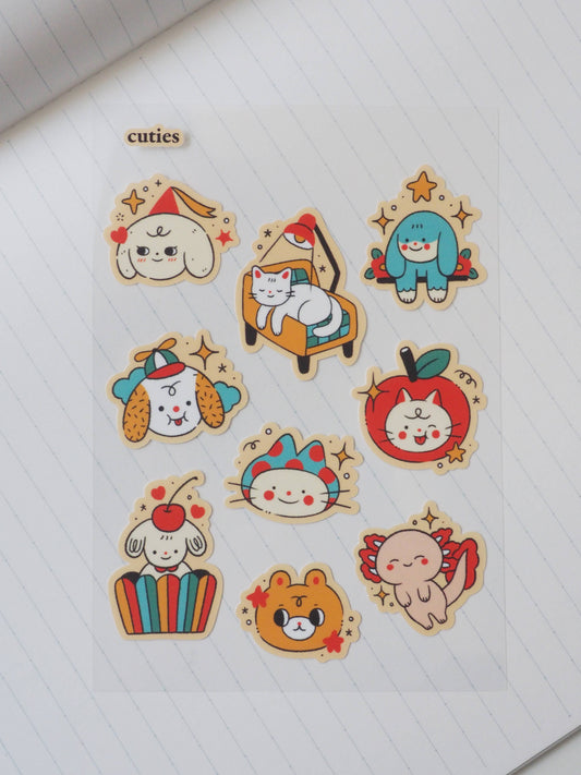 natamori - Cuties - Sticker Sheet