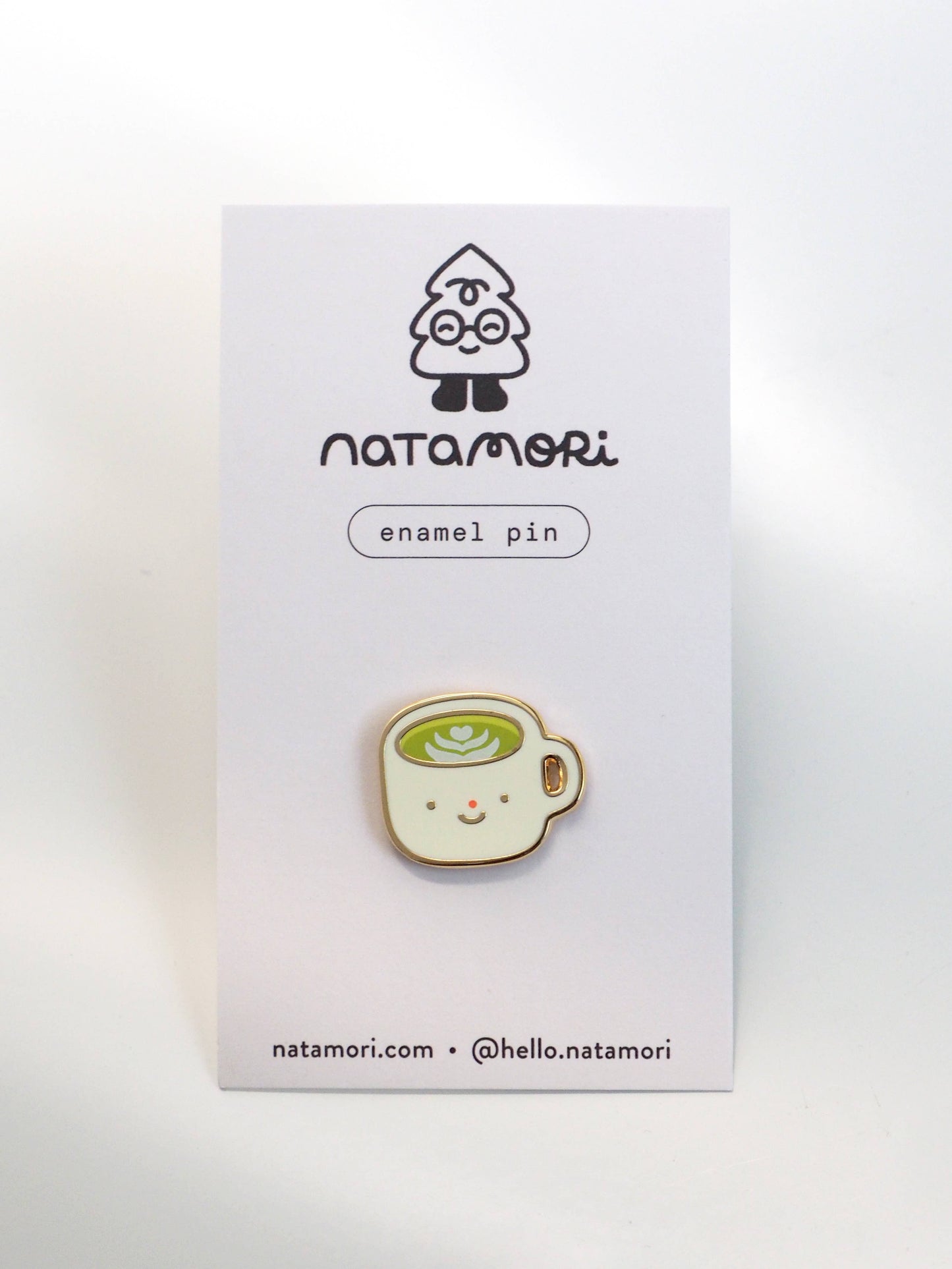 natamori - Matcha Latte - Enamel pin