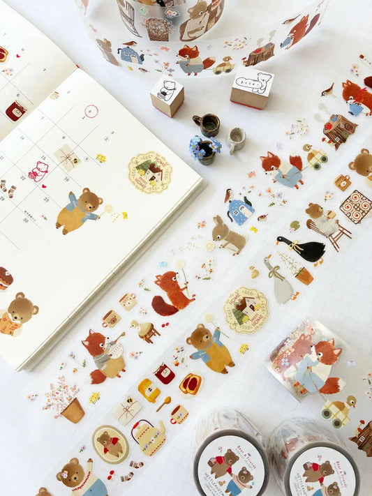 Nettle & Twig - Bear and Friends - PET Tape