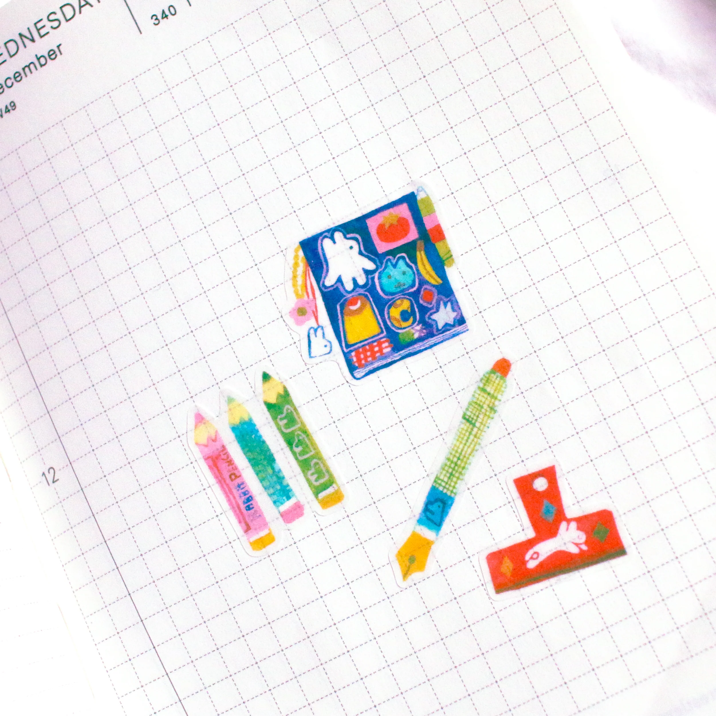 Odd Rabbits - I Love Stationery - Washi Sticker Sheet