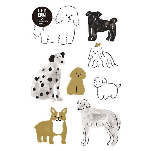 Furukawa Shiko Retro Printed Postcard - Inu Atsume