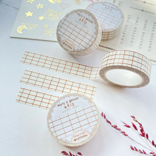 Lettoon Washi Grid Tape