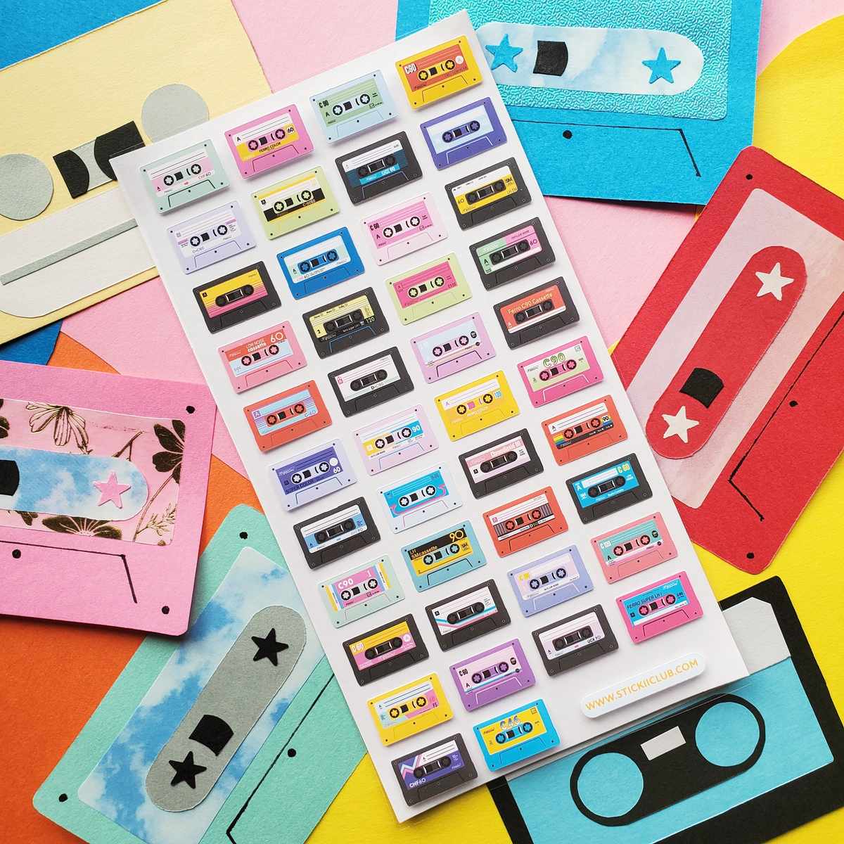 STICKII - Mixtape Minis - Sticker Sheet