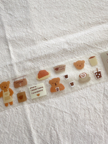 Bloom Paper Studio - Bear's Cafe - PET Tape
