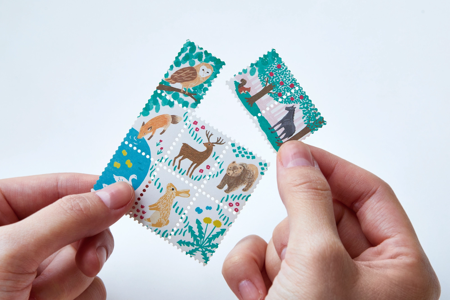 King Jim KITTA Postage Stamp Style