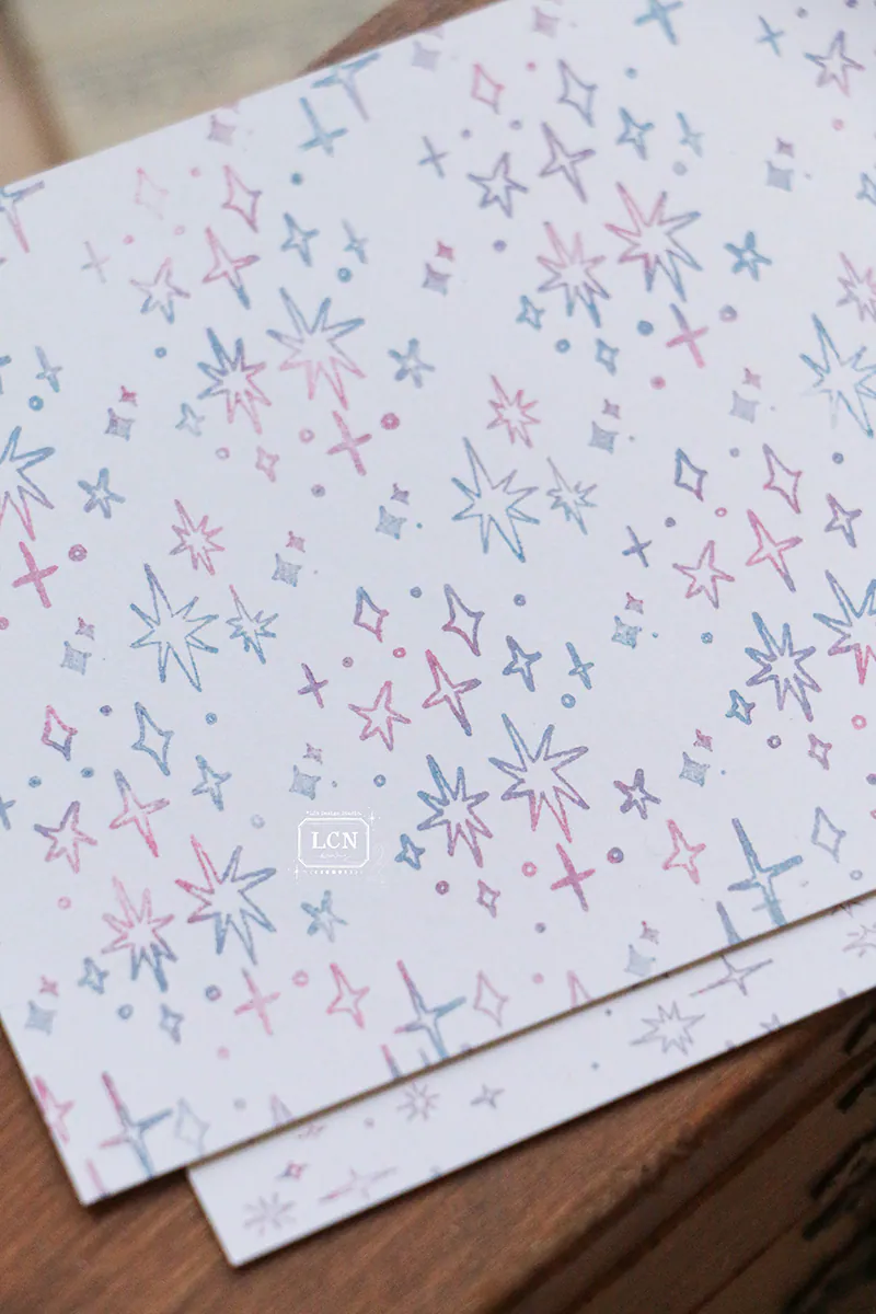 LCN Design Studio - Hand Drawn Stars - Stamp Set