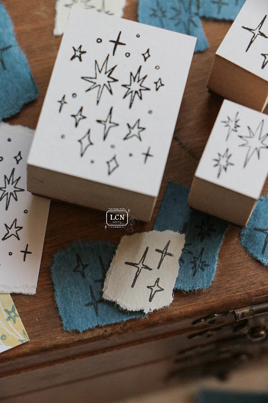 LCN Design Studio - Hand Drawn Stars - Stamp Set