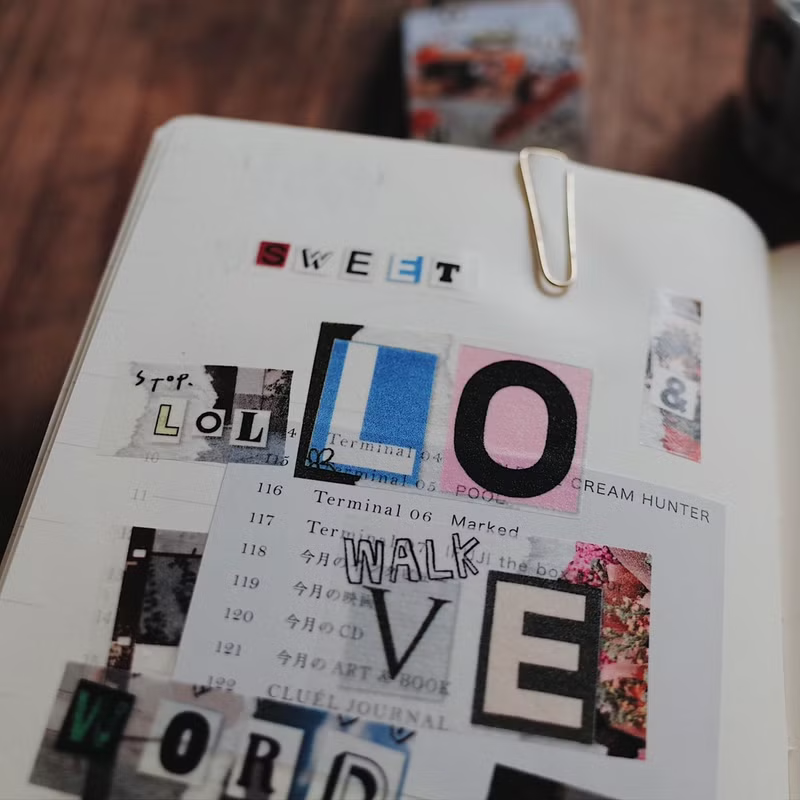 Mr. Eggplants - Peekaboo Words - Washi Tape