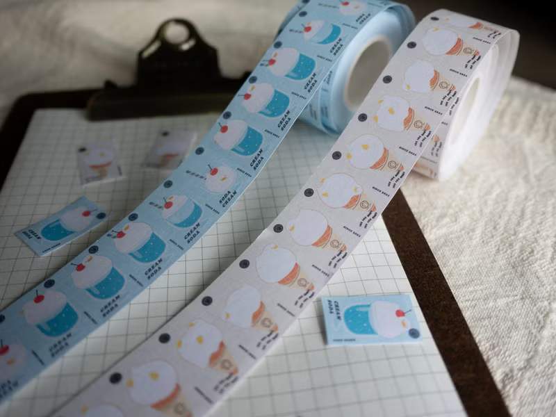 Sky Coffee - Sweet Roll - Label Stickers