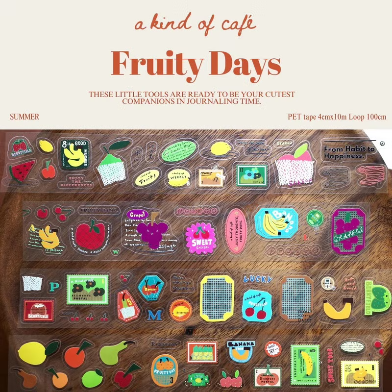 A Kind of Cafe - Fruity Days - PET Tape