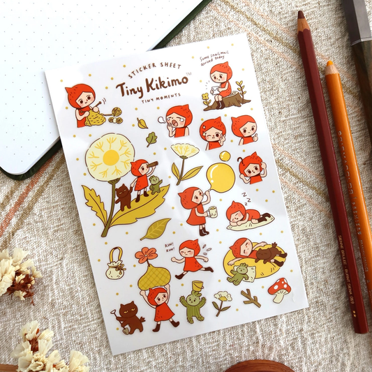 Tiny Kikimo - Tiny Moments - Sticker Sheet
