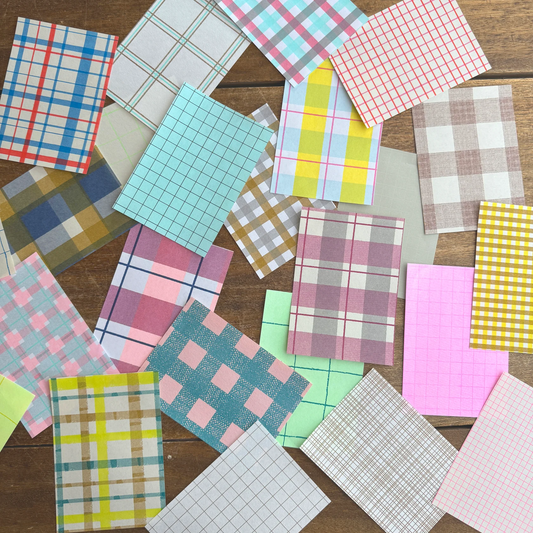 Mizushima IROIRO Memo Pad - Check