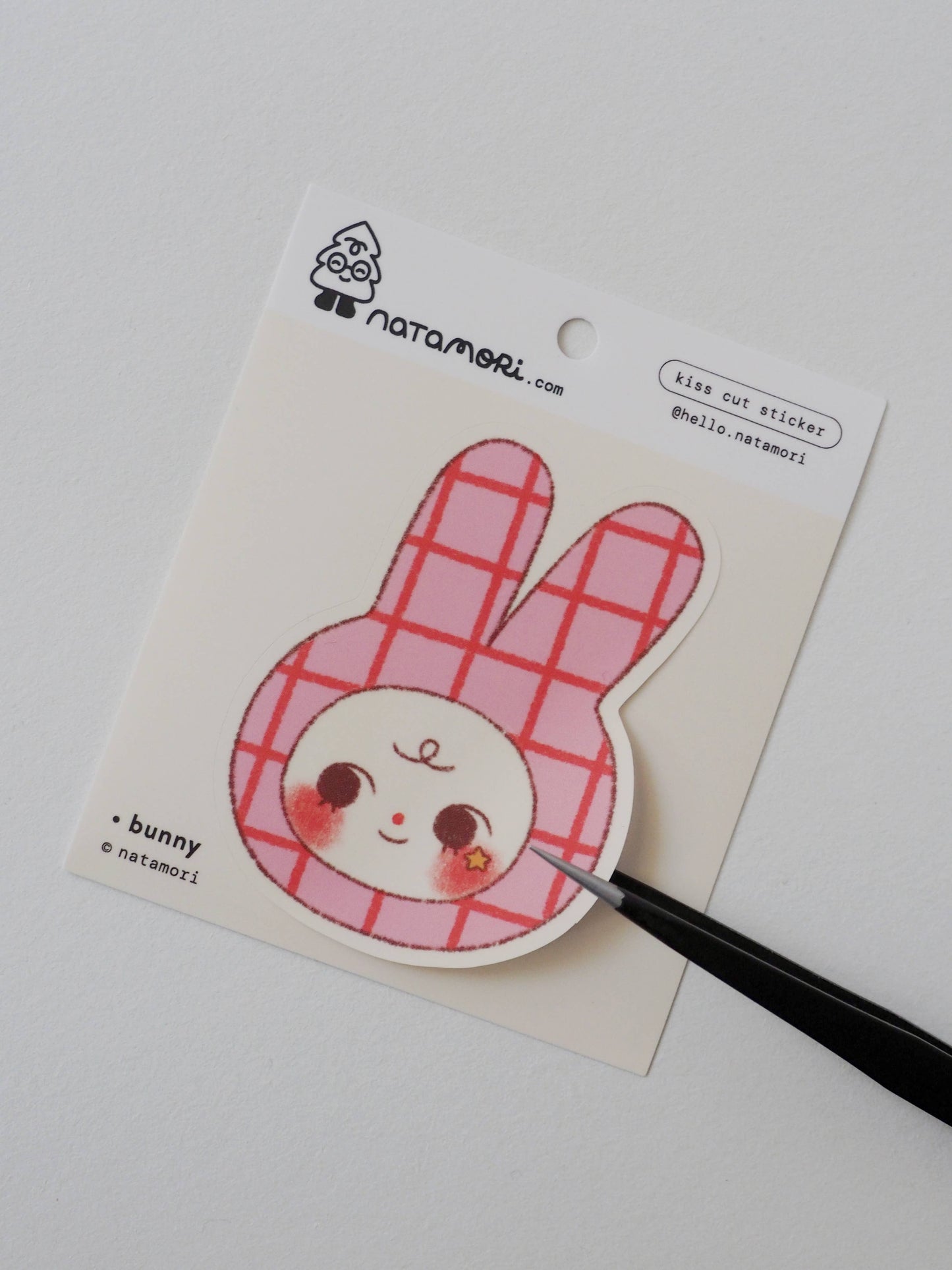 natamori - Bunny - Vinyl Sticker