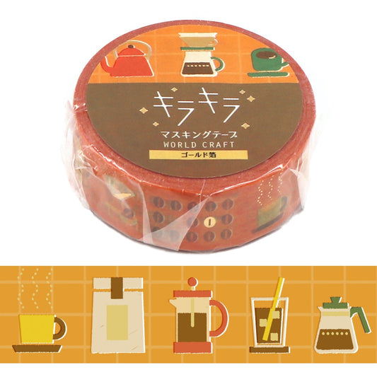 World Craft - With Coffee - Washi Tape