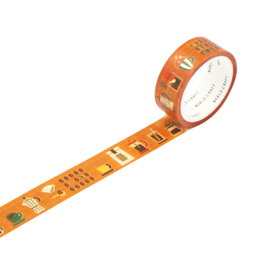 World Craft - With Coffee - Washi Tape