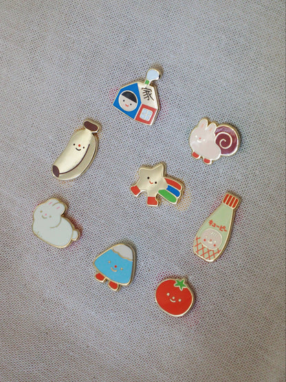 natamori - Banana - Enamel Pin