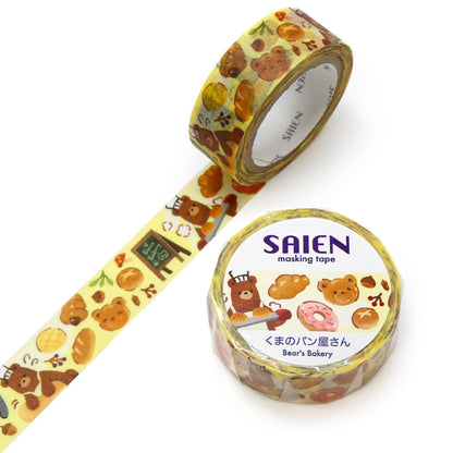 SAIEN Washi Tape - Bear Bakery