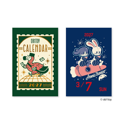 [PRE-ORDER] ob1toy 2027 - Mini Daily Tear-Away Calendar