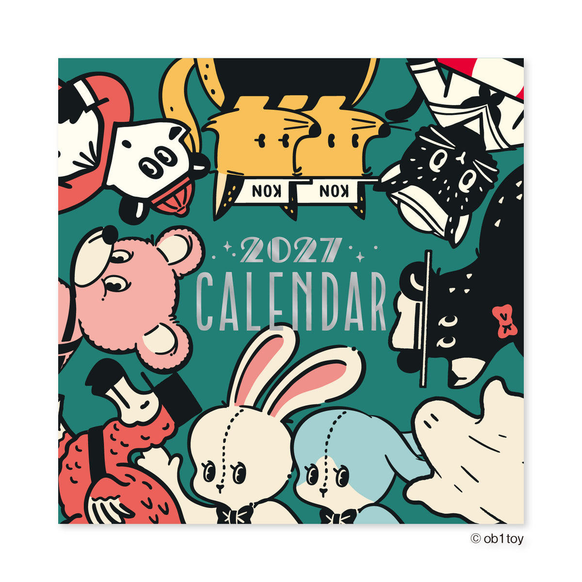 [PRE-ORDER] ob1toy - 2027 Mini Wall Hanging Calendar