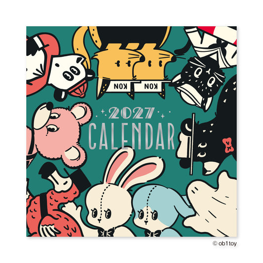 [PRE-ORDER] ob1toy - 2027 Mini Wall Hanging Calendar