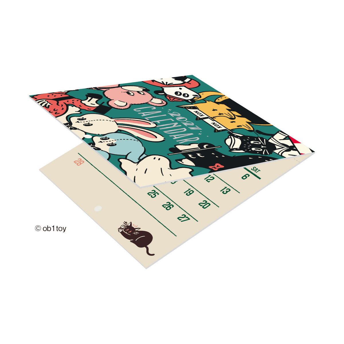 [PRE-ORDER] ob1toy - 2027 Mini Wall Hanging Calendar
