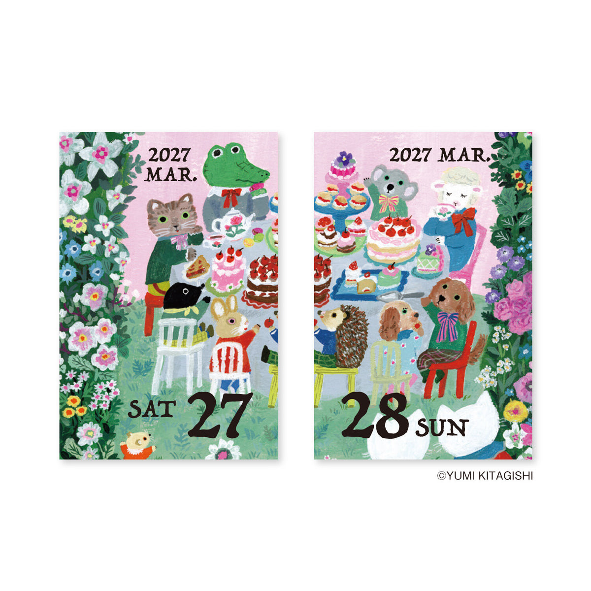 [PRE-ORDER] Yumi Kitagishi - 2027 Mini Daily Tear-Away Calendar