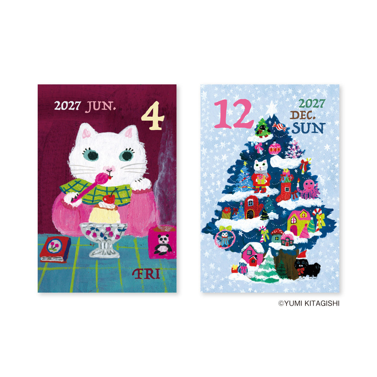 [PRE-ORDER] Yumi Kitagishi - 2027 Mini Daily Tear-Away Calendar