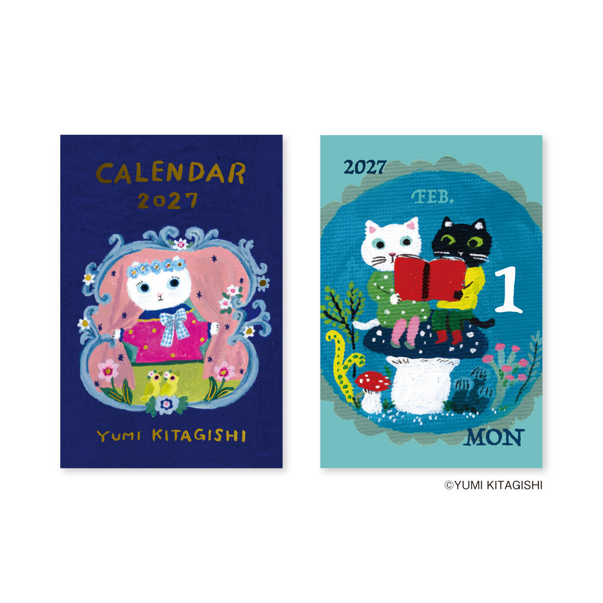 [PRE-ORDER] Yumi Kitagishi - 2027 Mini Daily Tear-Away Calendar