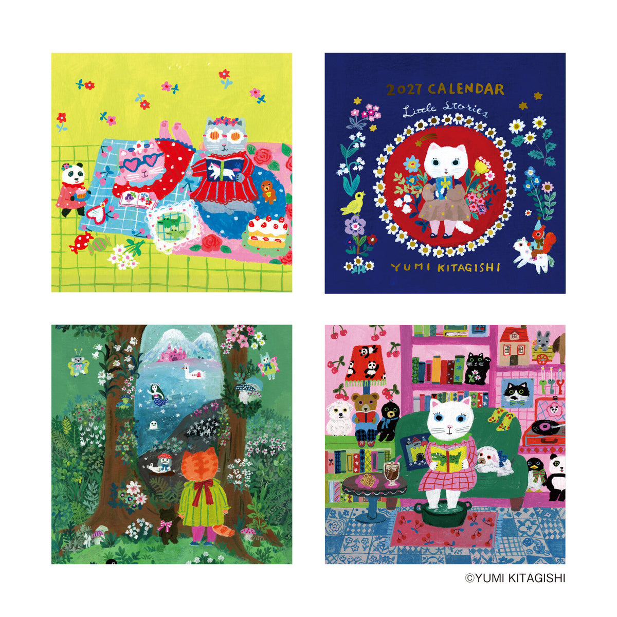 [PRE-ORDER] Yumi Kitagishi - 2027 Mini Wall Hanging Calendar