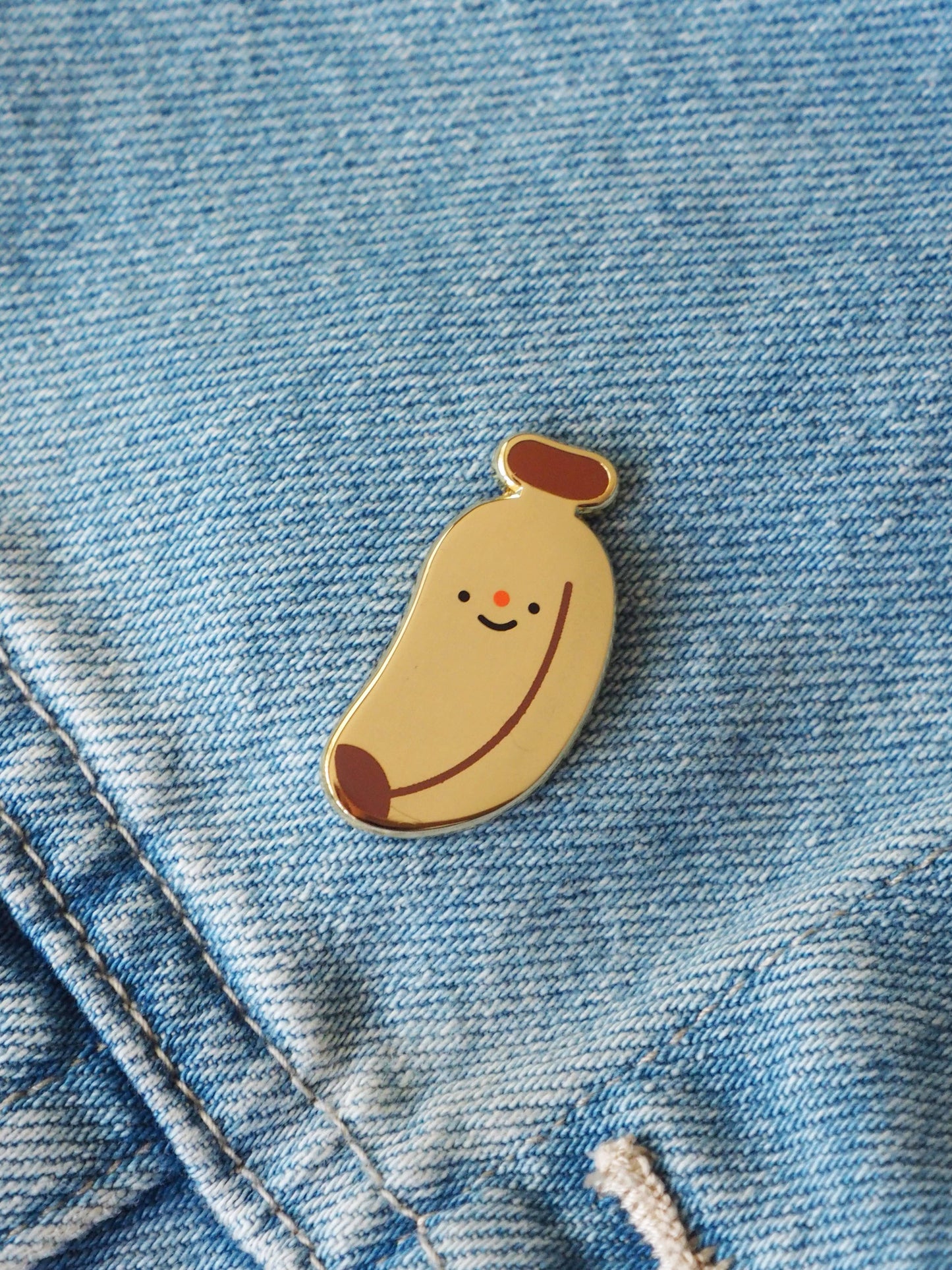 natamori - Banana - Enamel Pin