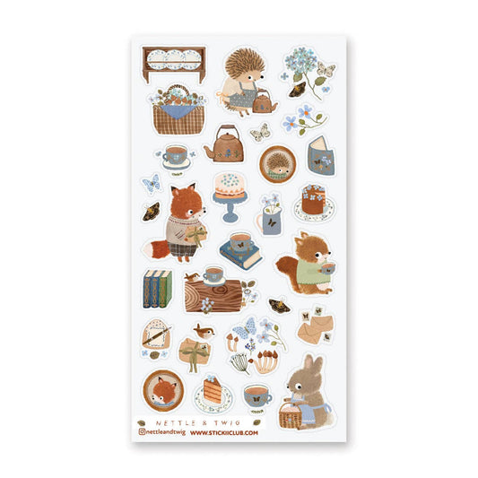 STICKII - Nettle & Twig - Sweet Forest Gatherings - Sticker Sheet