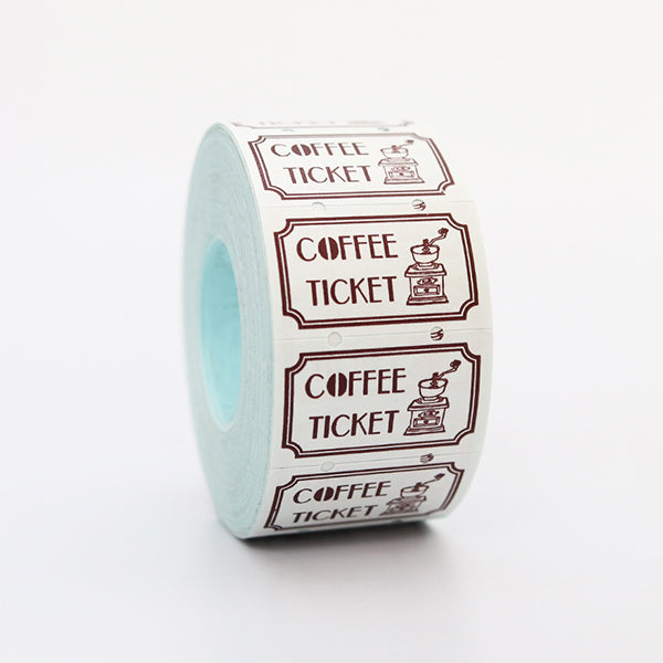 36 Sublo - Coffee Ticket - Label Stickers