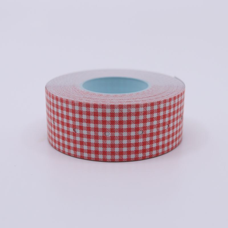 36 Sublo - Red Gingham - Label Stickers