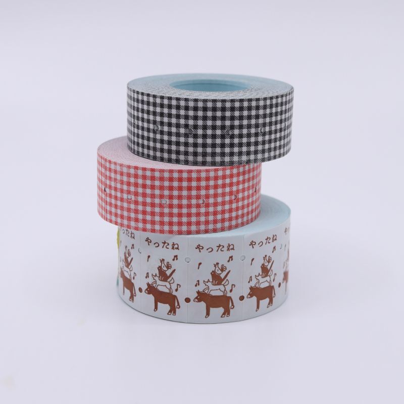 36 Sublo - Red Gingham - Label Stickers