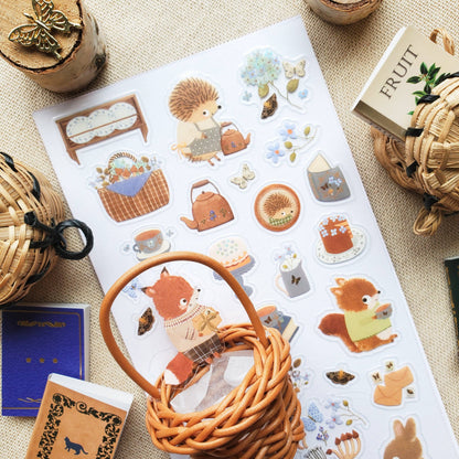 STICKII - Nettle & Twig - Sweet Forest Gatherings - Sticker Sheet