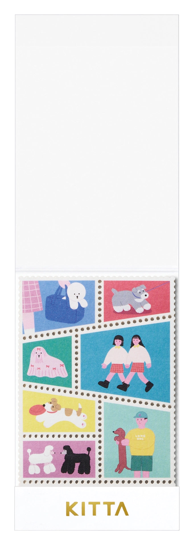 King Jim KITTA Postage Stamp Style