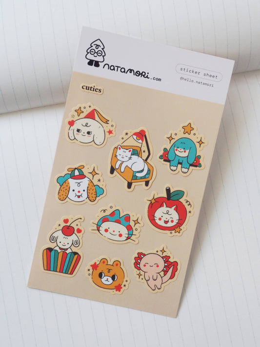 natamori - Cuties - Sticker Sheet