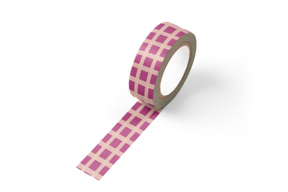 Ruff House Print Shop - Pink Gingham - Washi Tape