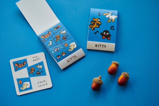 King Jim KITTA Postage Stamp Style