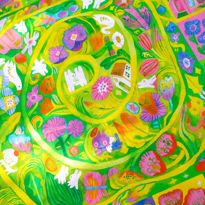 Odd Rabbits - Meet Me in the Garden - Cotton Bandana